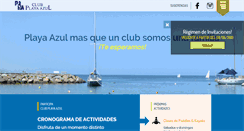 Desktop Screenshot of clubplayaazul.com.ve